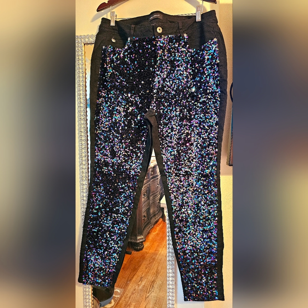 Sequin Jeans